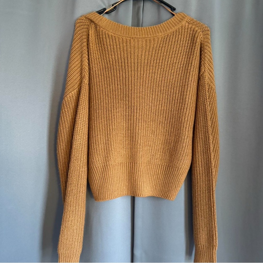 Rue21 Tan Knit Button-Up Sweater - Picture 3 of 3